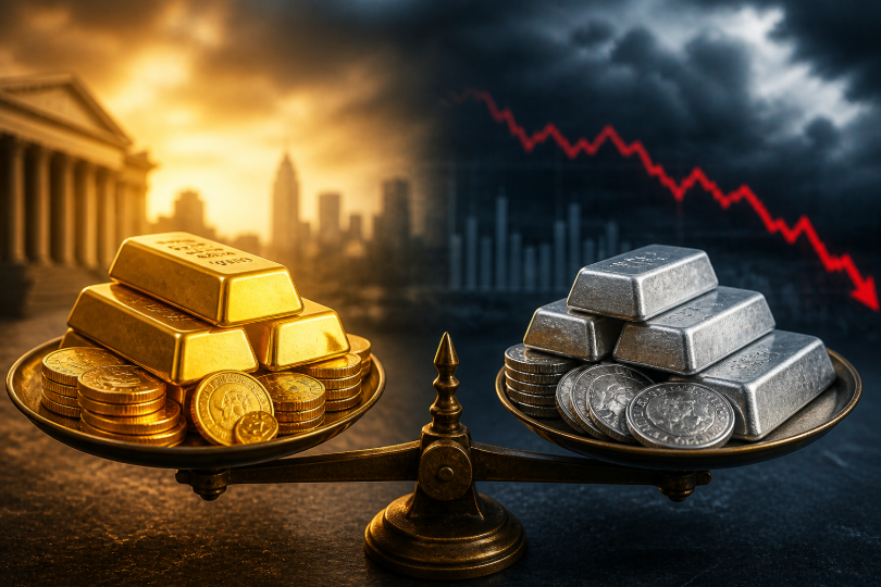 gold-vs-silver-balance-during-recession